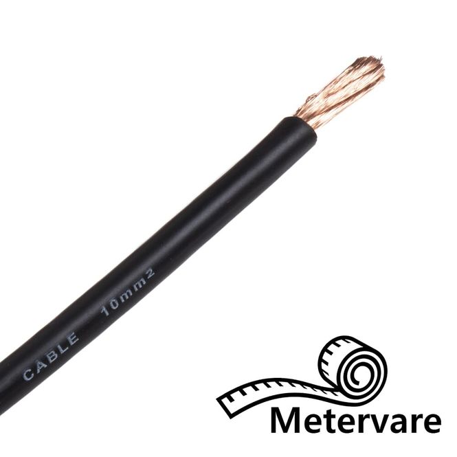 Hovedbilde Bass Brothers 10mm2 strømkabel - sort